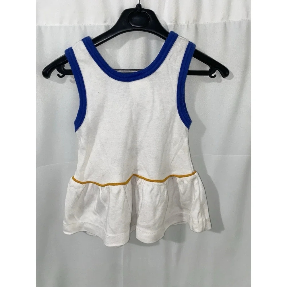 Vintage Kansas City Royals Tank Shirt Dress Baby Girl Size 9 Months